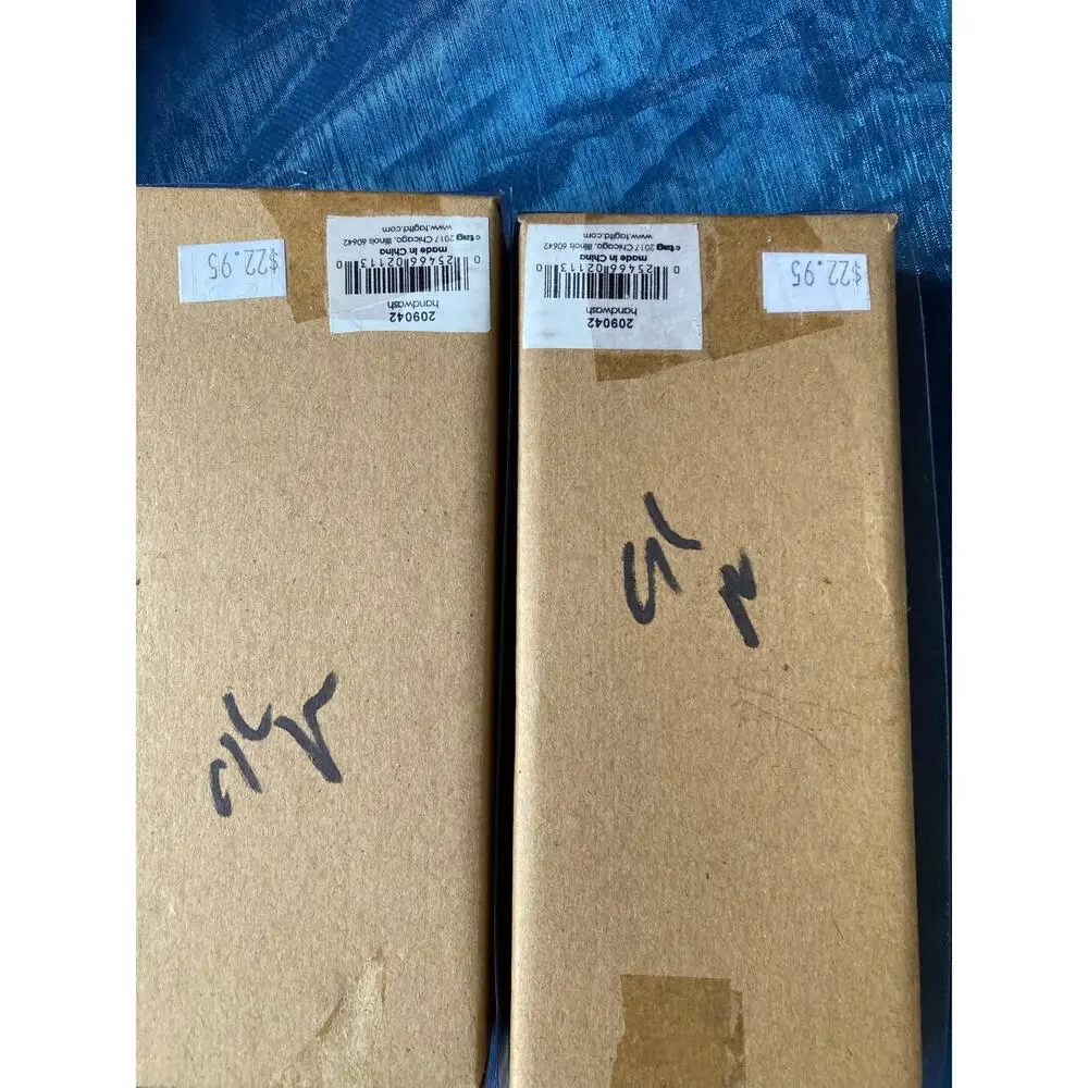 TAG Christmas Tree Cheese Spreader Knife Set of 4 Stainless Steel New in Box